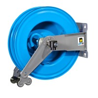 Diesel Schlauchaufroller aus lackiertem Stahl für 8 - 40m Schlauch 3/4'' oder 1'', 10 bar, starre Ausführung Diesel Schlauchaufroller aus lackiertem Stahl für 8 - 40m Schlauch 3/4'' oder 1'', 10 bar, starre Ausführung