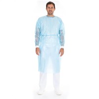 Schutzkittel Protect aus PP-Vlies, virendicht, CAT3, blau Schutzkittel Protect aus PP-Vlies, virendicht, CAT3, blau