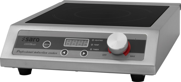 SARO Induktionskochfeld Modell FINJA  Kategorie: KOCH- UND GARTECHNIK (THERMIK) Brutto-Gewicht: 5,50 kg EAN: 4017337360048 Versandart: Paket